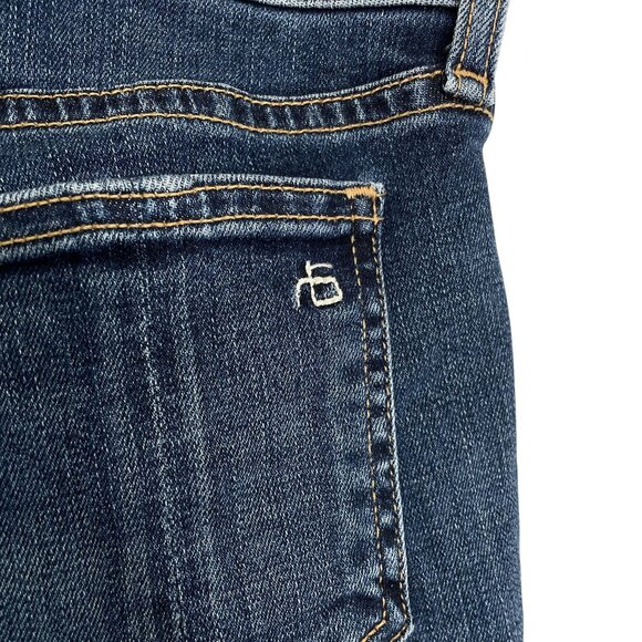 Rag & Bone Capri Distressed Jeans in Hampton, 25 - Picture 7 of 11